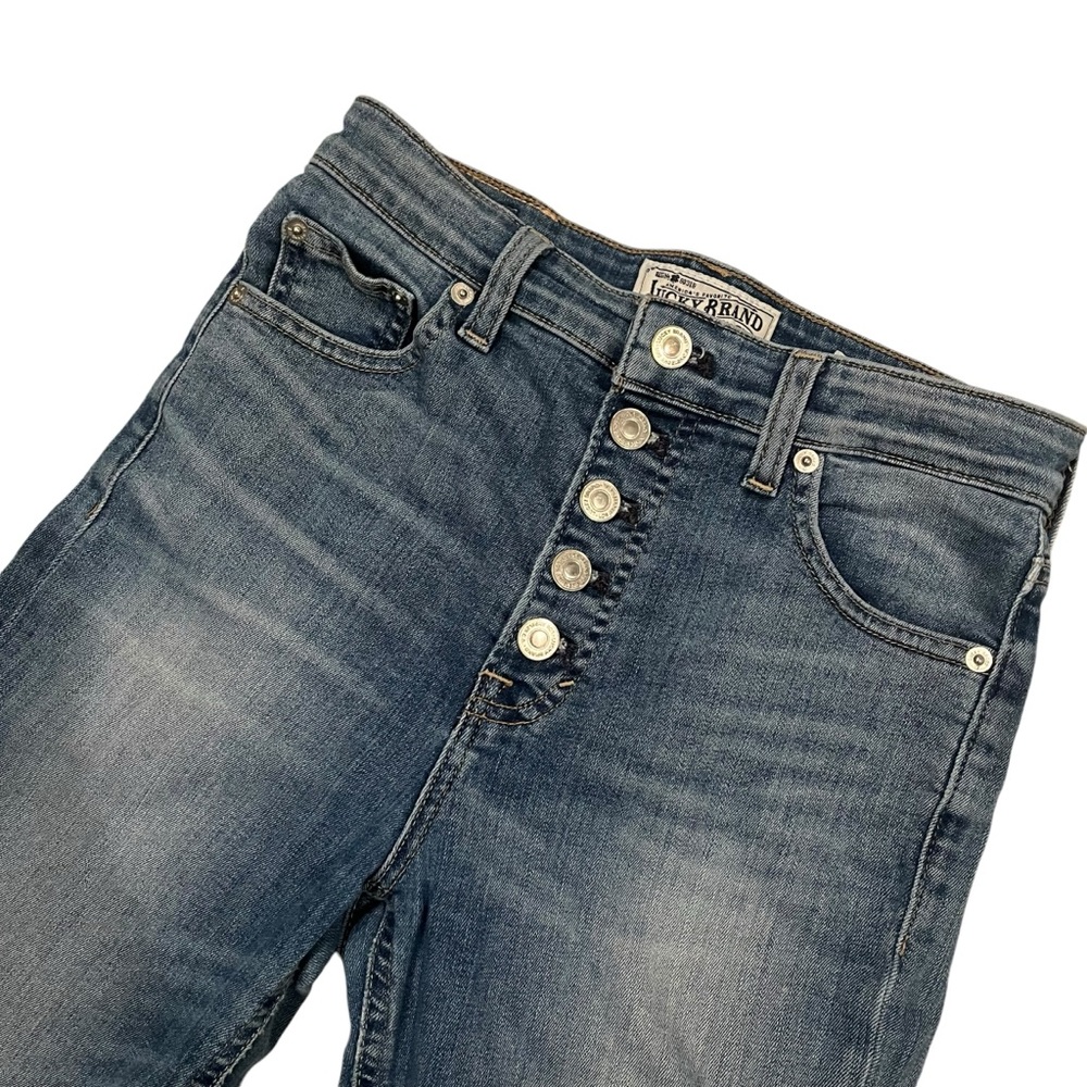 Lucky Brand Bridgette Button Fly Crop Skinny Jeans, Sz 2/26 - Picture 7 of 16